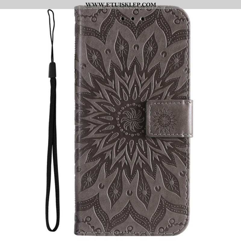 Etui Folio do Samsung Galaxy A14 / A14 5G Mandala Sun Ze Smyczą